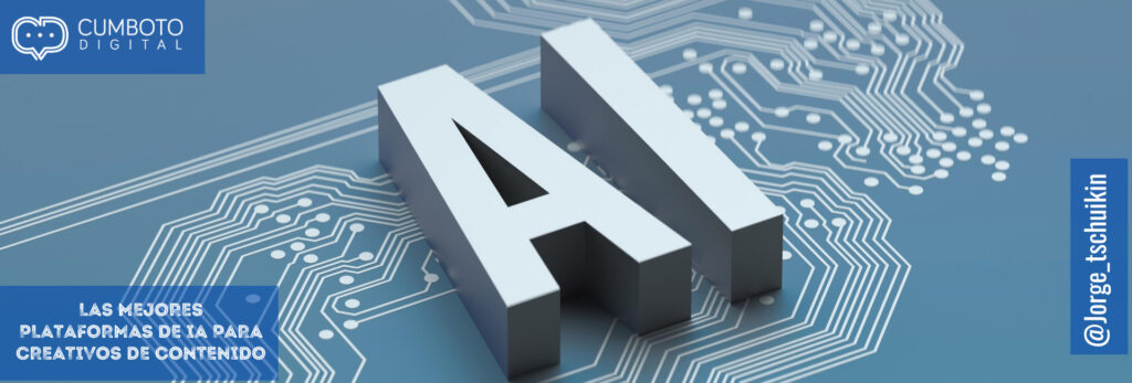 Las mejores plataformas de IA para creativos de contenido Las mejores plataformas de IA para creativos de contenido